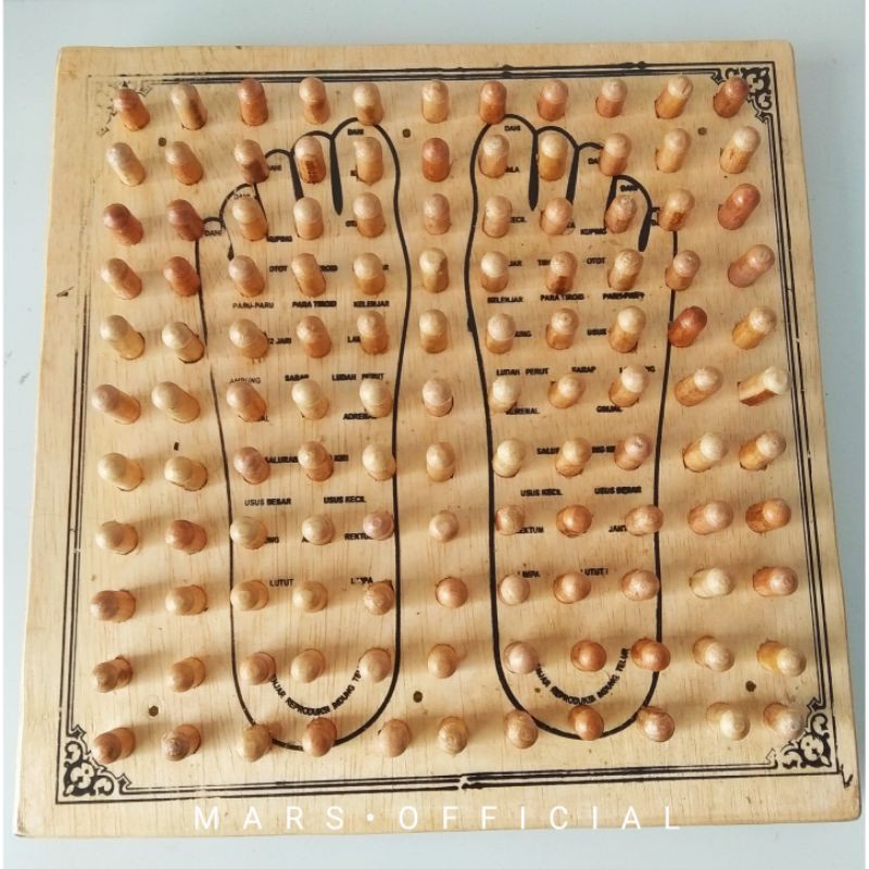 Pijat Refleksi Kaki - Alat Pijat Kaki Bahan Kayu - Alat Pijat Refleksi