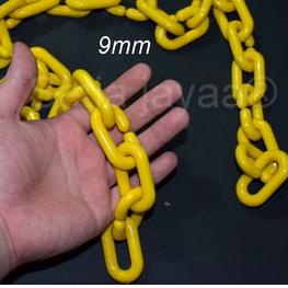 Best Product rantai plastik besar (kuning) 9mm / rantai plastik distro / gantungan