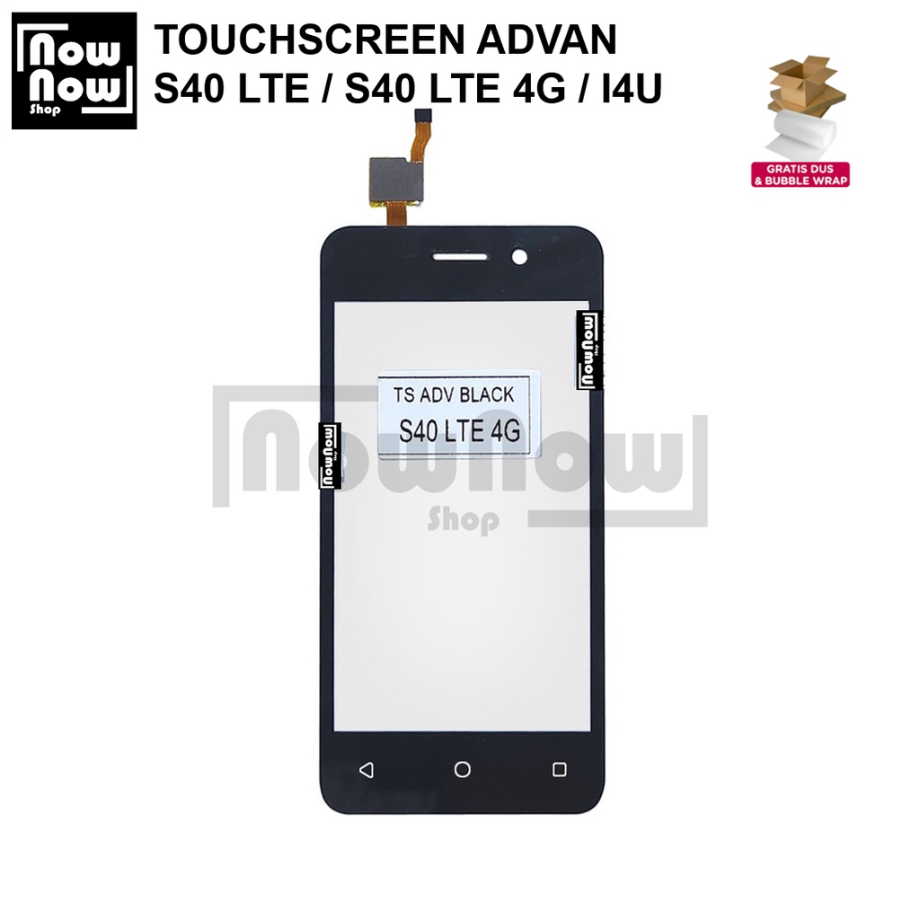 TOUCHSCREEN TS LAYAR SENTUH TC ADVAN S40 LTE / S40 LTE 4G / I4U TOUCH SCREEN KACA LCD KACA LAYAR DEP