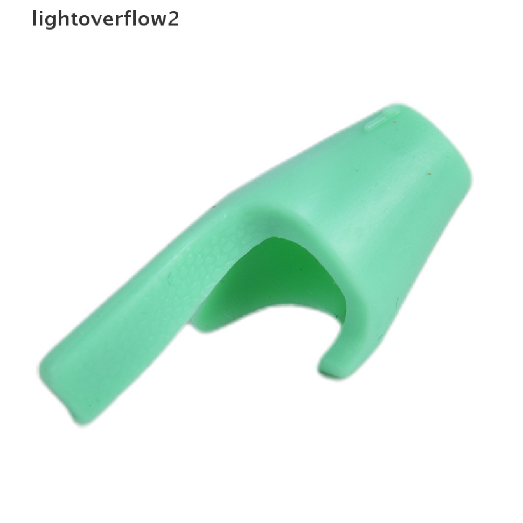 (lightoverflow2) 2pcs / Set Mainan Pelindung Jari Bahan Silikon Untuk Anak Belajar Menulis / Menggambar