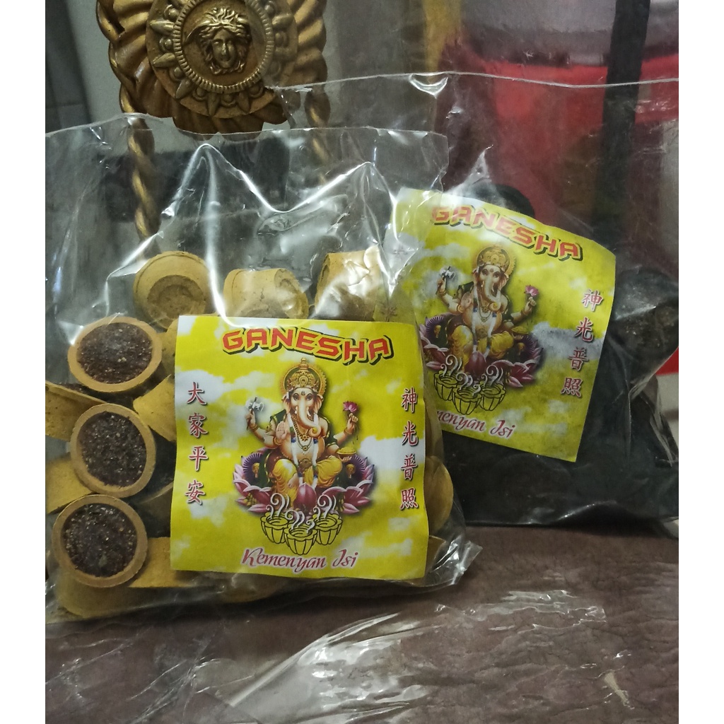 kemenyan menyan kemenyen ISI Warna kuning / hitam bagus ganesha
