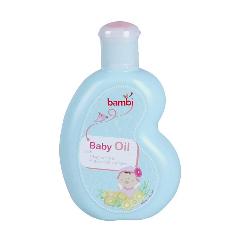 Bambi Baby Oil 100ml | Baby Oil Pijat Bayi Kulit Normal - Sensitif