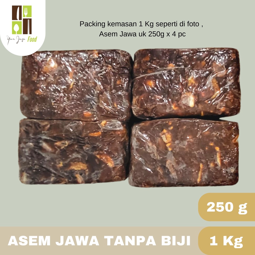 Asem Jawa Tanpa Biji Asli Asam Jawa [250g/1Kg]