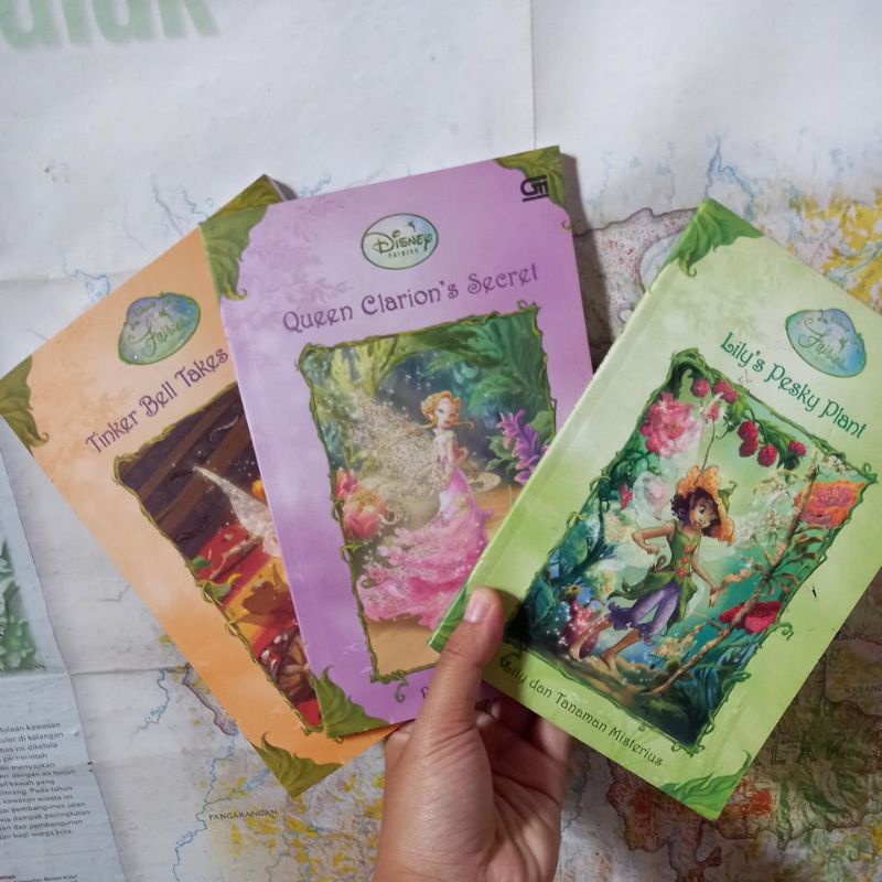 DONGENG DISNEY FAIRIES - TINKERBELL, SILVERMIST, RANI, VIDIA, RATU CLARION, BECK