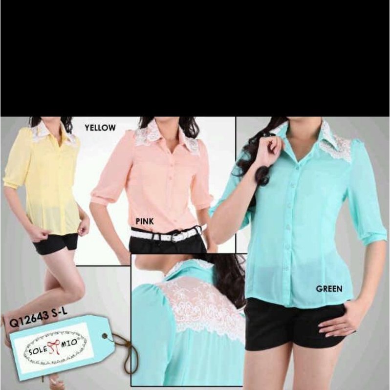 SALE Atasan SOLEMIO Q12643