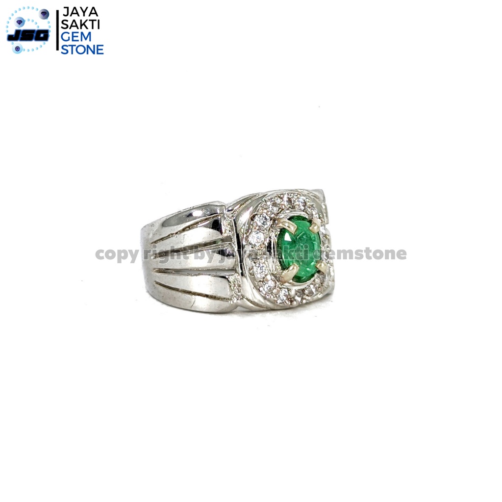 Natural Batu Permata Emerald Berly Zamrud Colombia Ce Minor EBZC15