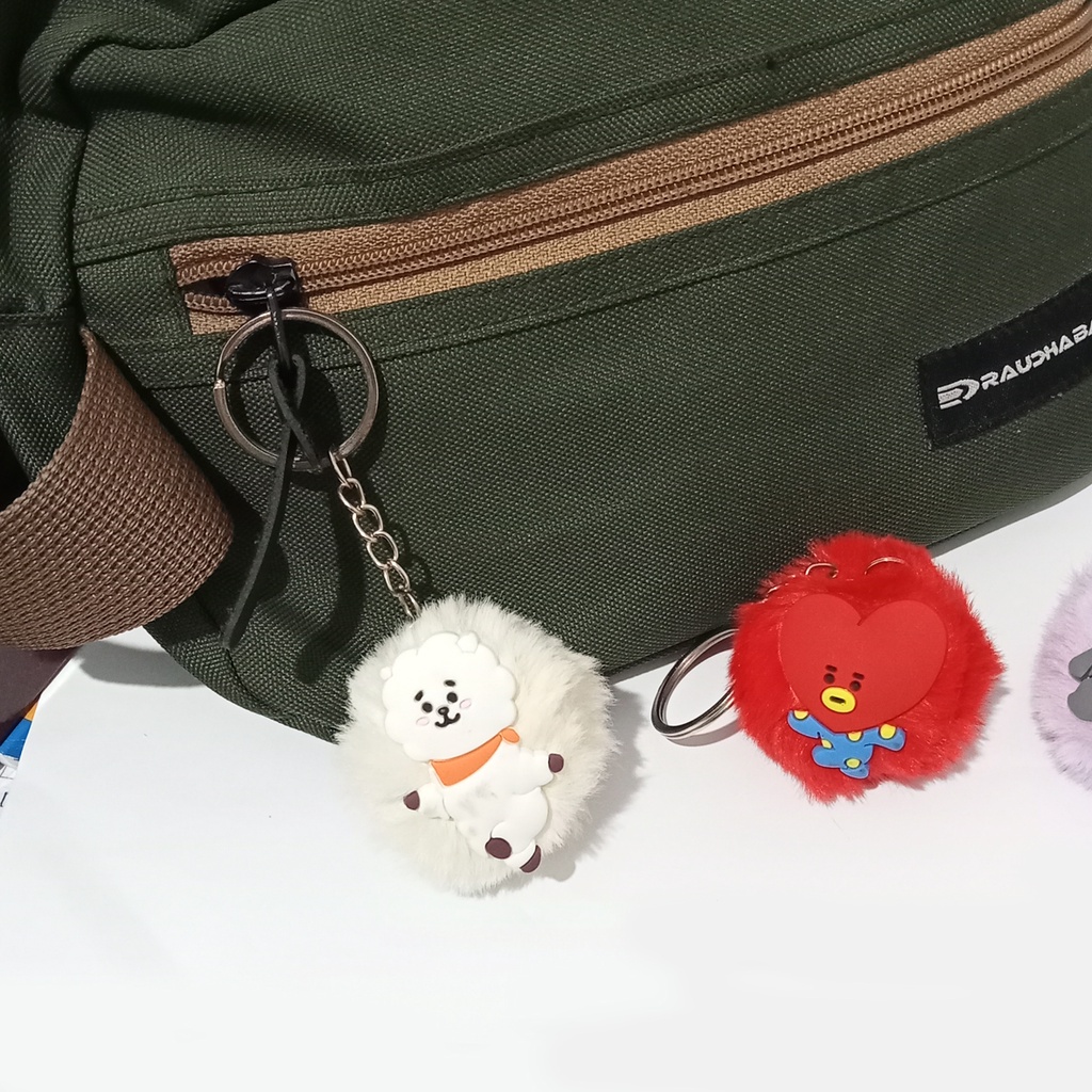 Gantungan kunci BT21 gantungan tas anak korea gantungan kunci BTS lucu