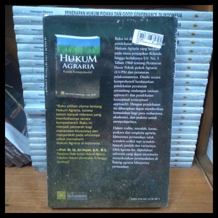 

DISKON TERBATAS !!! BUKU HUKUM AGRARIA KAJIAN KOMPREHENSIF TERLARIS