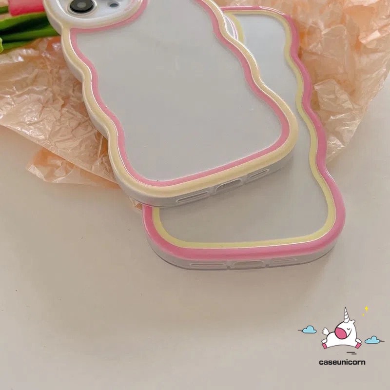 Samsung A04s A14 A13 A04 A12 A50 A04E A50s A30s A52 A32 A52s A23 A03 A03s A02s A22 A51 M22 M32 A11 A21s A13 5G A20s A53 A33 Macaron Wave Edge Soft Military-Grade Shockproof Case