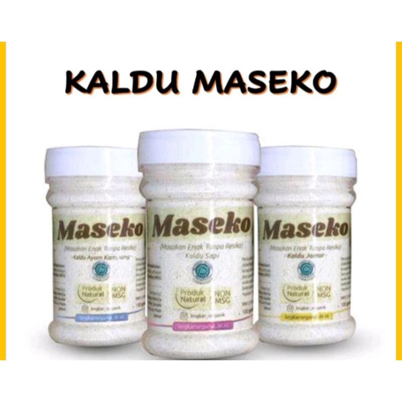 Maseko Kaldu MPASI/ Penyedap rasa organik MPASI / maseko refill/ Botol