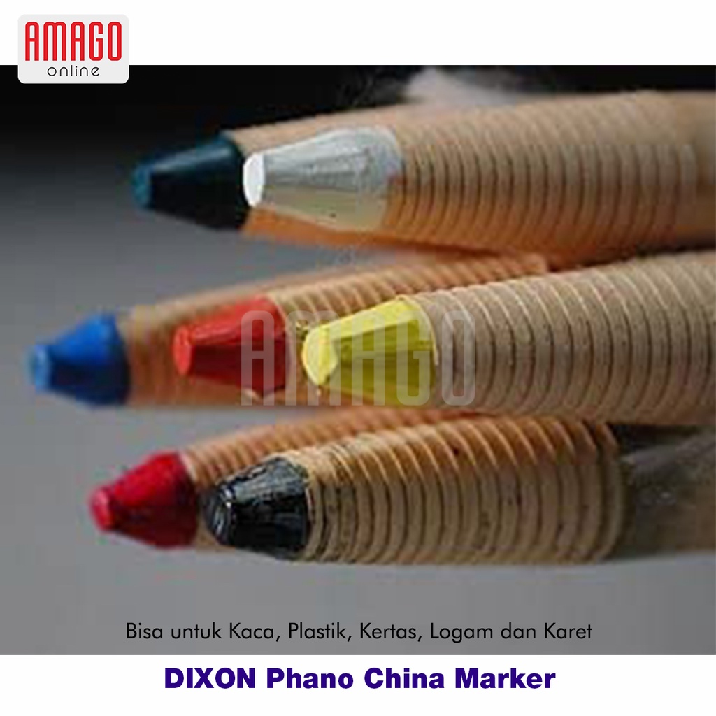 DIXON PHANO CHINA MARKER (PENSIL KACA) - PILIH WARNA - HARGA SATUAN