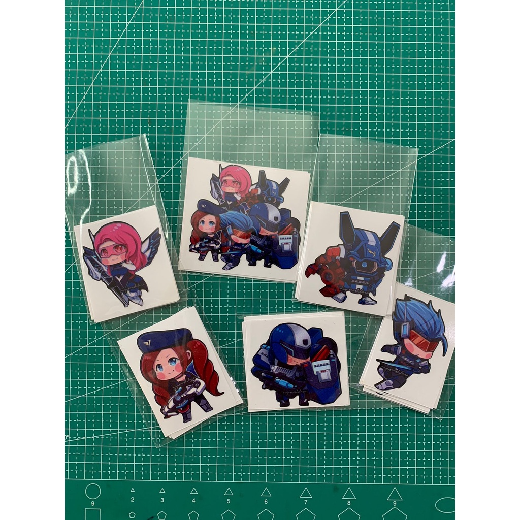 stiker mobile legends / stiker saber skins squad / mlbb