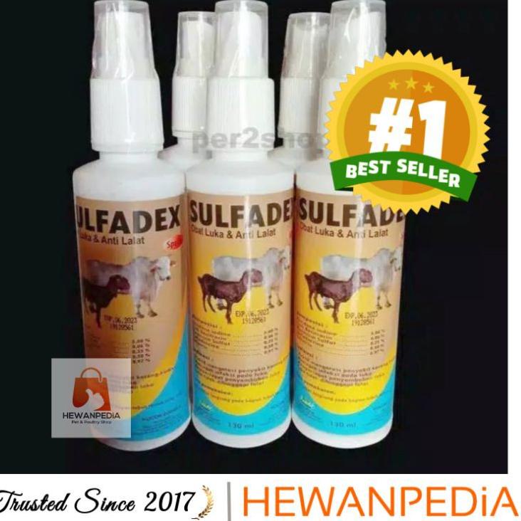 fafz SULFADEX SPRAY RAID ALL Obat Semprot Luka Hewan Anti Lalat Sapi Kambing Domba Anjing Kucing Gus