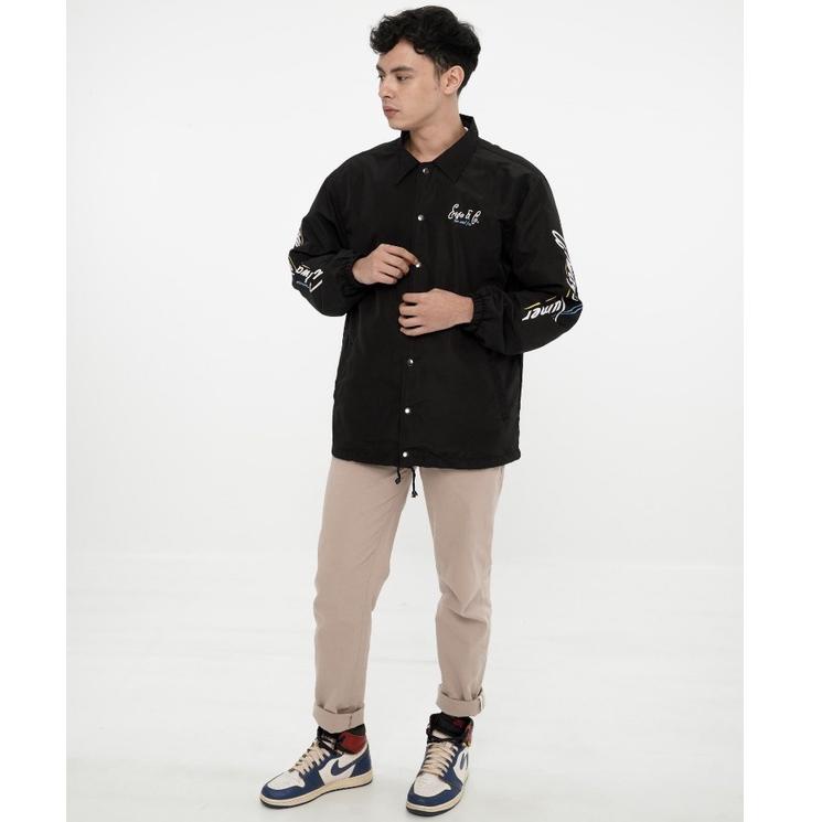 ︽ Erigo Coach Jacket Summer Fling Black NEW PRODUCT 3086 ☀