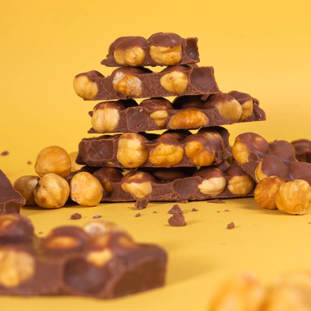 

Pipiltin Cocoa Cokelat Cracks - Milk Chocolate Hazelnut