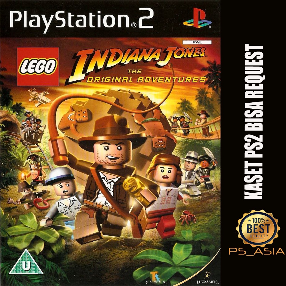 Kaset PS 2 LEGO Indiana Jones - The Original Adventures