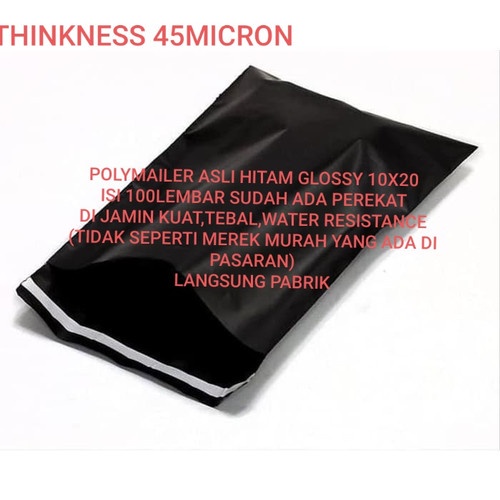 kantong Plastik polymailer amplop Uk.10x20 packing online / Plastik Amplop polymailer - BB