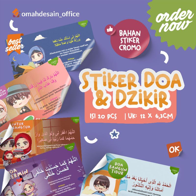 

STICKER DOA SEHARI - HARI | DOA SEHARI - HARI