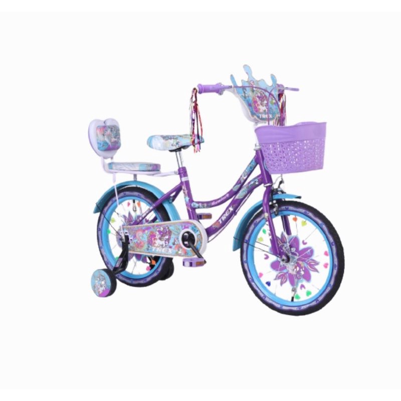 Sepeda Mini 16 Inch TREX MERMICORN LOLLIPOP Anak perempuan