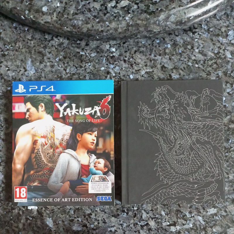 Kaset BD PS4 Yakuza 6 The Song of Life Limited Art Book