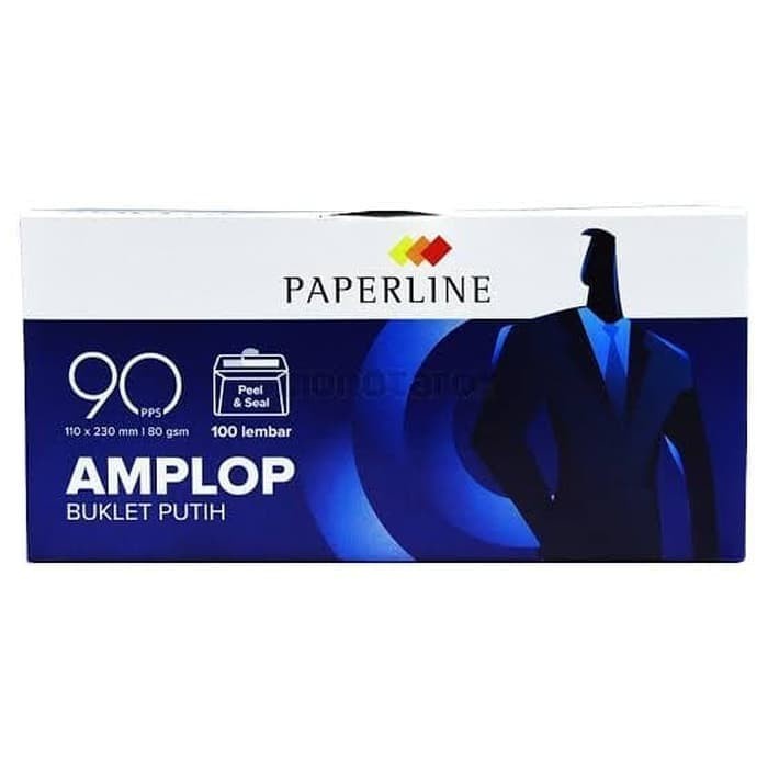 

Update Amplop Paperline 90 Putih Polos Panjang Dengan Lem (Per Pak) Hemat