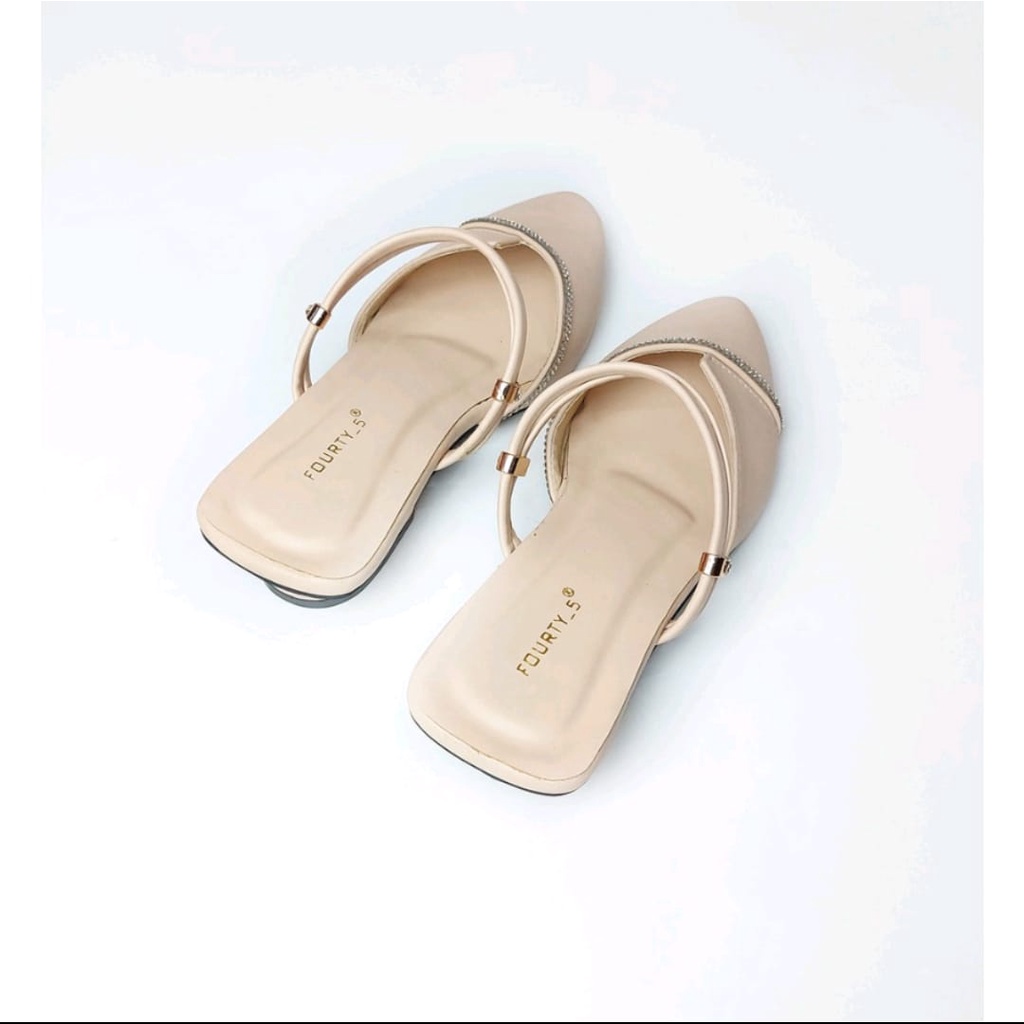 Nesanh Sandal Mules Heels Wanita BELLA