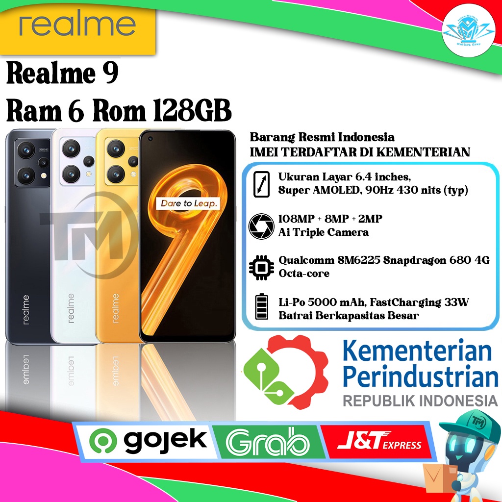 Realme 9 Ram 6 Rom128GB