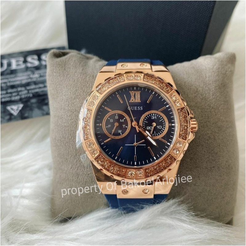 Jam tangan Guess Lime light crystal Wanita original W1053L1 W1053L3 W1053L2 W1053L7 Bergaransi setah