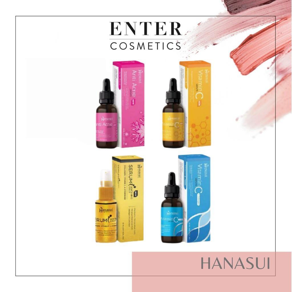 Hanasui Serum Whitening Gold / Vitamin C + Collagen / Anti Acne 20ml / Men Bright