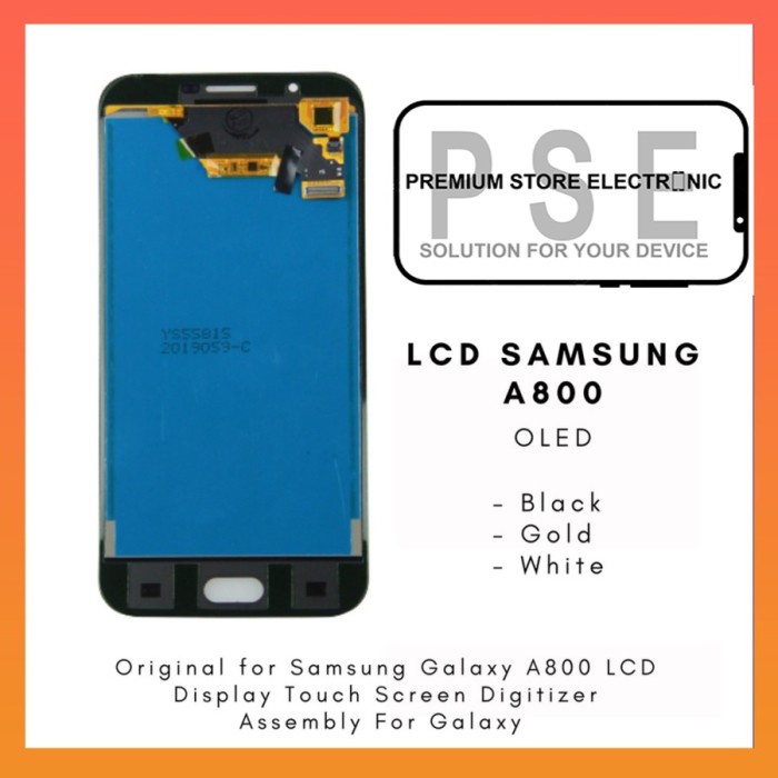 LCD Samsung A8 A800F OLED / A8 Duos A800X Fullset Touchscreen Garansi