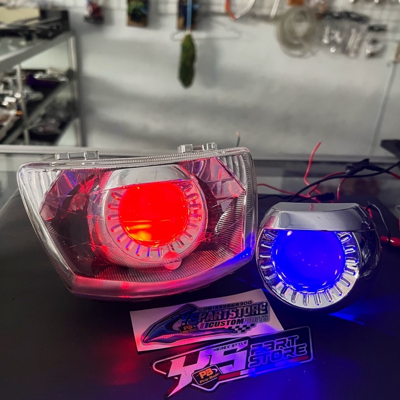 lampu depan fizR biled 1,8inch AES