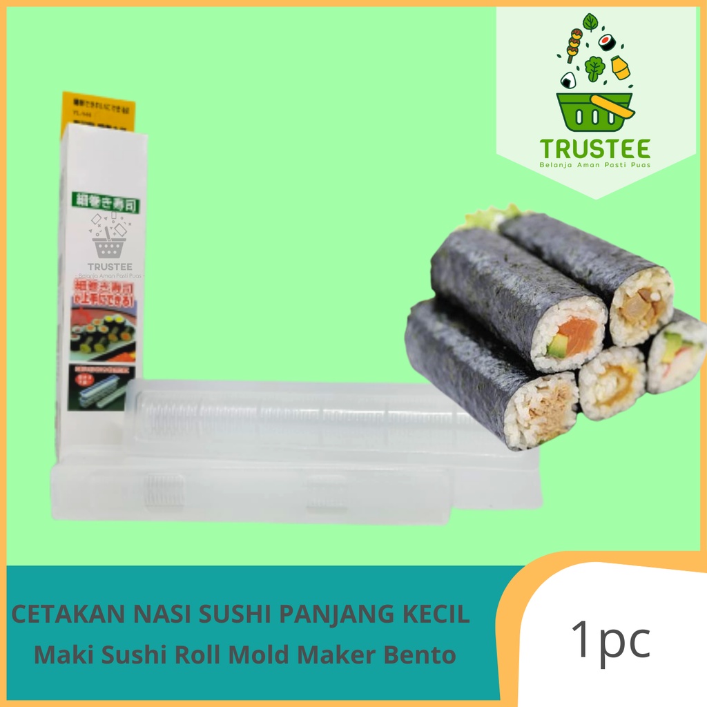 Cetakan Nasi Sushi Panjang Kecil / Maki Sushi Roll Mold Maker Bento