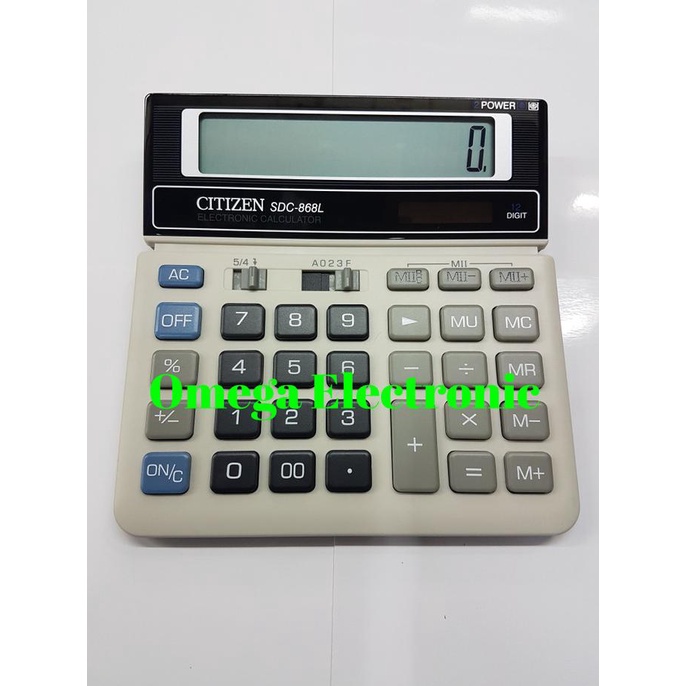 

ORIGINAL Citizen Calculator SDC-868L - Kalkulator Desktop Meja Kantor