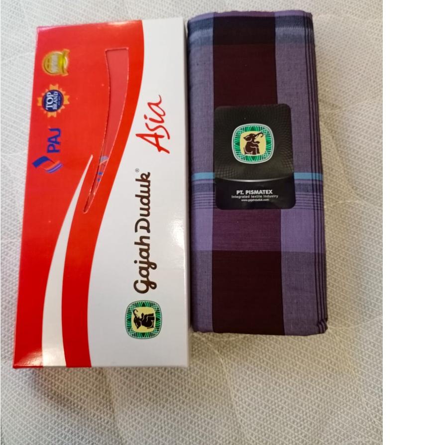 Terlaku.! SARUNG GAJAH DUDUK ASIA / SARUNG GAJAH DUDUK ASIA MOTIF KOTAK Segera Dapatkan !!