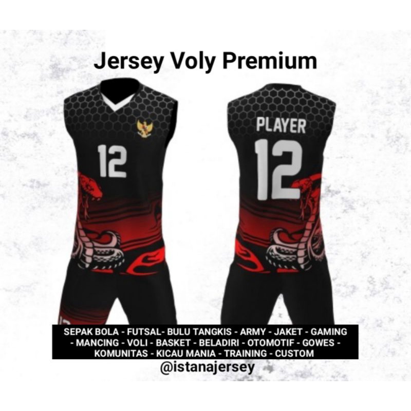 JERSEY VOLY CEWEK PRIA FULL PRINTING / JERSEY VOLY FULL PRINTING WANITA COWOK / JERSEY VOLY PRINTING