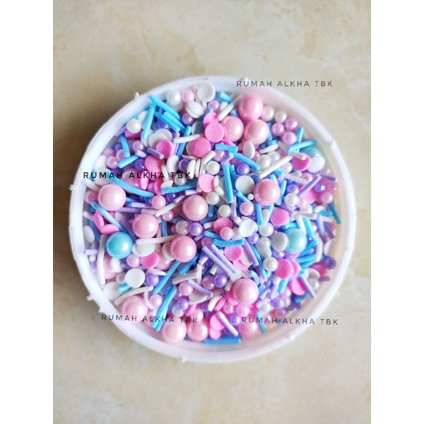 

Mix Pastel - Sprinkle - Spikel - Tirmit - Hiasan Kue Tart - Cupcake