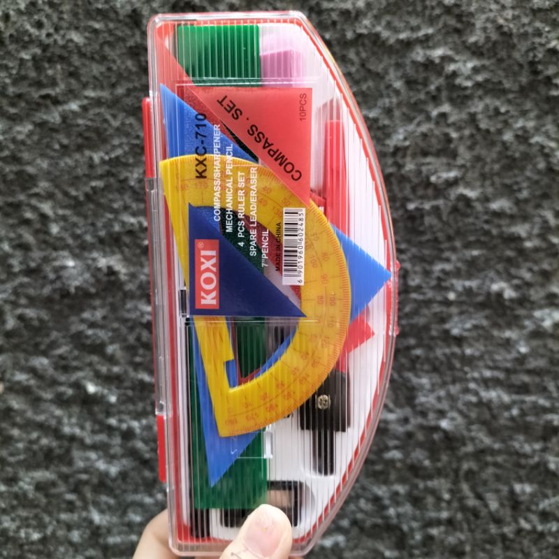 

Garisan+Jangka set/ compass set KXC710 KOXI