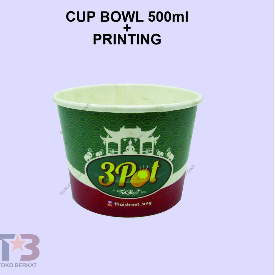 Harga Terbatas Cup Bowl 500ml 17oz Starpack / Paper Bowl 500ml 17oz / Mangkuk Kertas / Soup Cup / Ri
