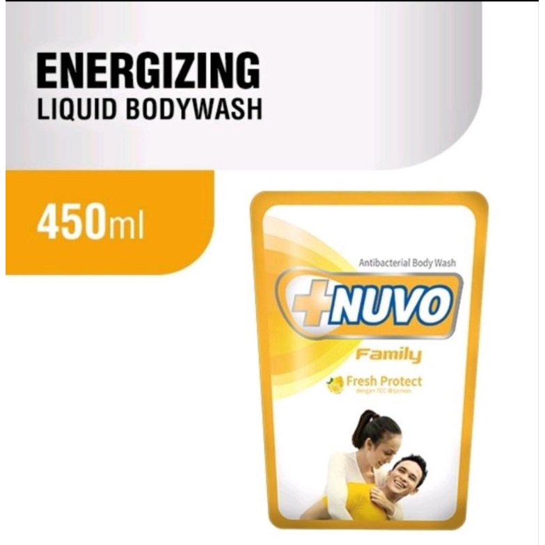 NUVO FAMILY ANTIBACTERIAL BODY WASH/ SABUN MANDI CAIR NUVO ALL VARIANT 400ML / SABUN NUVO