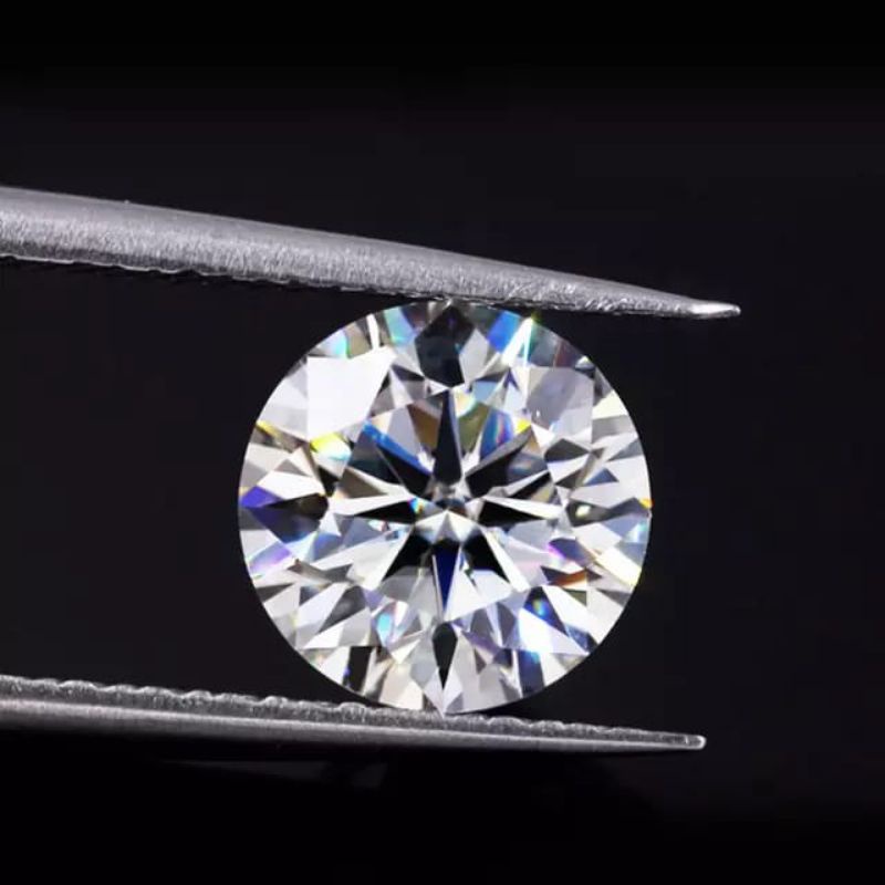 MOISSANITE ROUND CUT VVS1 COLOR D + FREE SERTIFIKAT