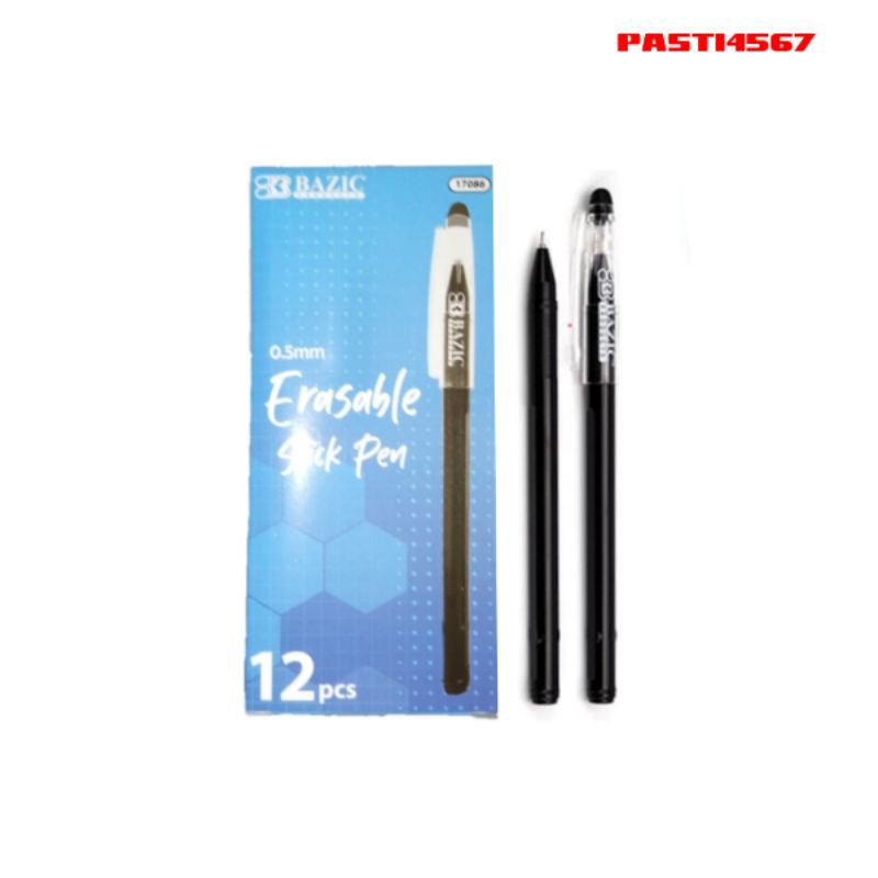 

PULPEN GEL BISA DI HAPUS STICK BAZIC@1 lusin