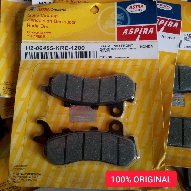 KANVAS REM DEPAN DISCPAD HONDA PCX ADV