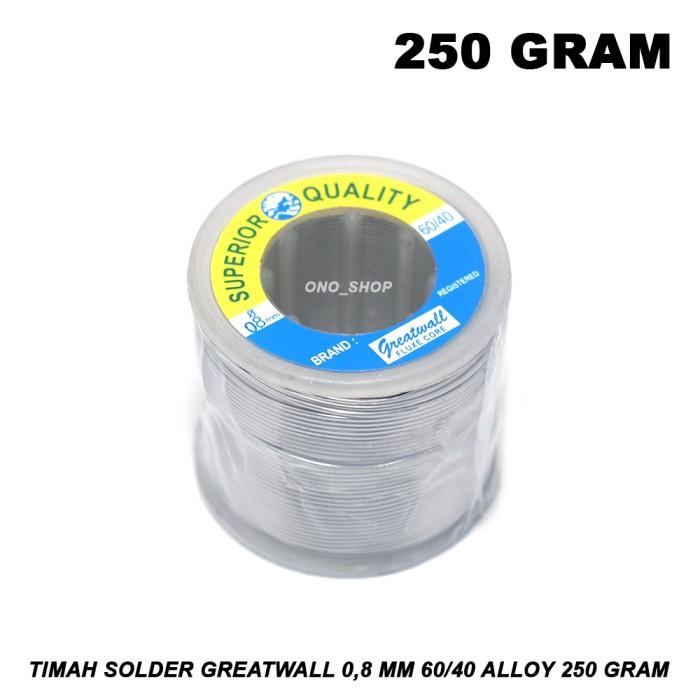 Timah Solder Timah Solder Greatwall 0,8 Mm 60/40 Alloy 250 Gram
