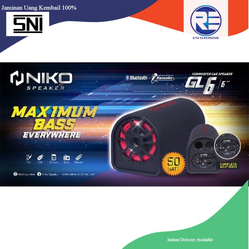 Speaker Tabung NIKO GL-6
