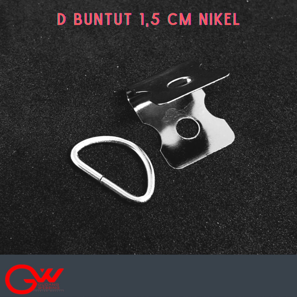 D BUNTUT 1,5 cm NIKEL