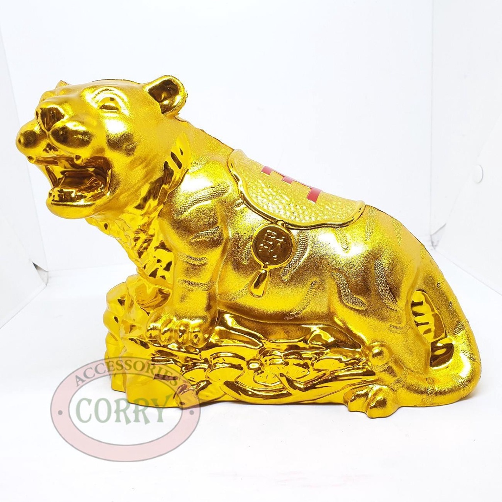 Tempat Permen Uang Imlek Fu Yen Pao Sincia 22 Cm Emas Manisan Sincia Murah