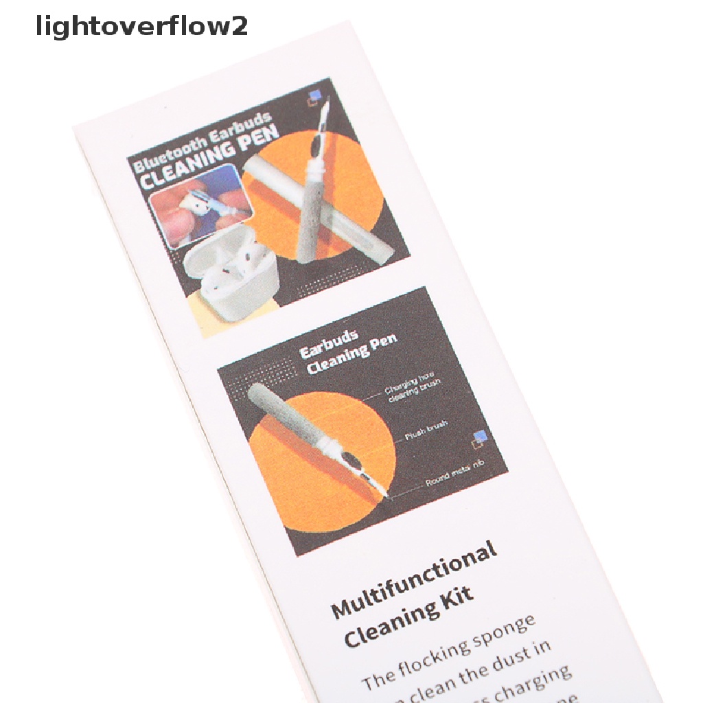(lightoverflow2) Set Sikat Pembersih + Pena Earbuds Untuk Airpods Pro 1 2 (ID)