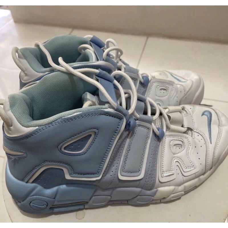 pl Sepatu basket ; sneakers hi ; sepatu basket nike air blue preloved