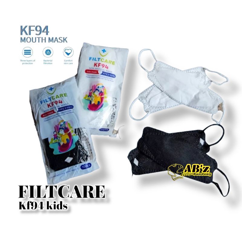 Masker Anak / Kf94 Anak Warna Warni / Polos 10pcs