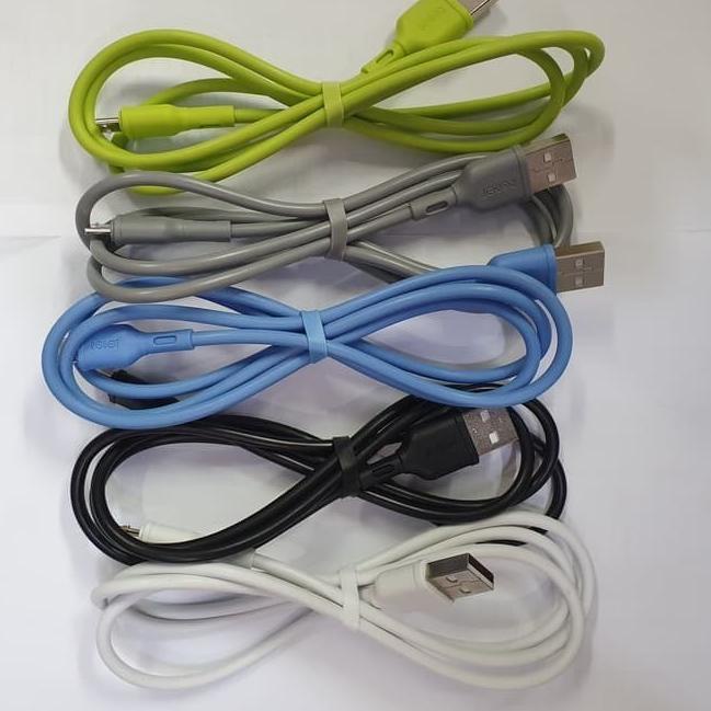 KABEL DATA MICRO TOPLES ( ISI 30 PCS ) ROBOT RBM100S 2A 100cm Colurful - Garansi 1 Tahun By VIVAN [K